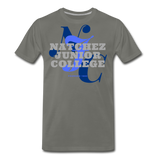 Natchez Junior College Classic HBCU Rep U T-Shirt - asphalt gray