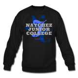 Natchez Junior College Classic HBCU Rep U Crewneck Sweatshirt - black