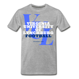 Virginia University of Lynchburg Football (VUL) Classic HBCU Rep U T-Shirt - heather gray