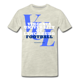 Virginia University of Lynchburg Football (VUL) Classic HBCU Rep U T-Shirt - heather oatmeal