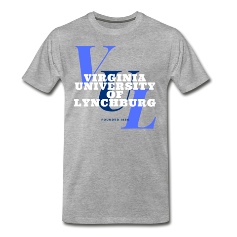 Virginia University of Lynchburg (VUL) Classic HBCU Rep U T-Shirt - heather gray