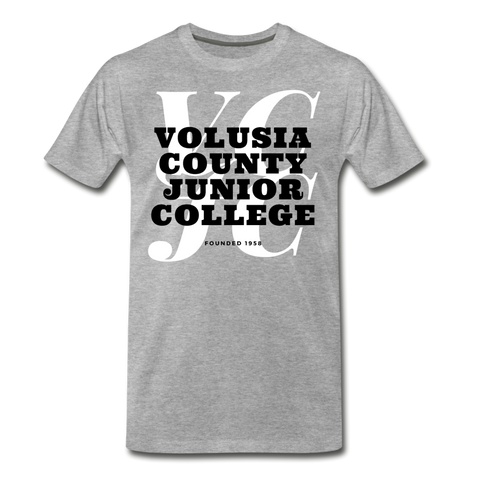 Volusia County Junior College Classic HBCU Rep U T-Shirt - heather gray