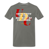 University of the District of Columbia (UDC) Classic HBCU Rep U T-Shirt - asphalt gray