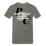 Rosenwald Junior College Classic HBCU Rep U T-Shirt - asphalt gray