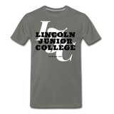 Lincoln Junior College Classic HBCU Rep U T-Shirt - asphalt gray