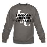Lincoln Junior College Classic HBCU Rep U Crewneck Sweatshirt - asphalt gray