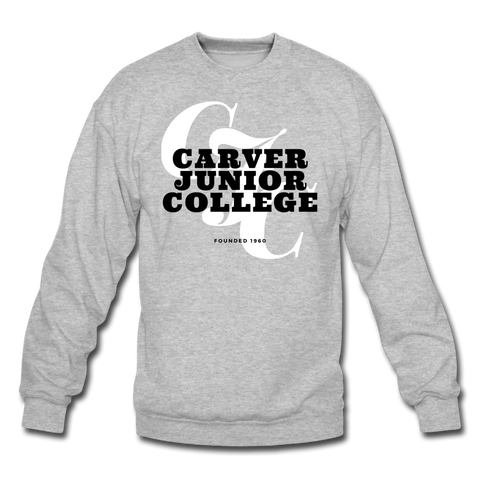 Carver Junior College Classic HBCU Rep U Crewneck Sweatshirt - heather gray
