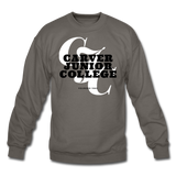 Carver Junior College Classic HBCU Rep U Crewneck Sweatshirt - asphalt gray