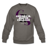 George R. Smith College Classic HBCU Rep U Crewneck Sweatshirt - asphalt gray