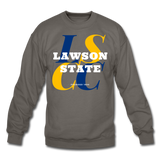 Lawson State Community College Classic HBCU Rep U Crewneck Sweatshirt - asphalt gray