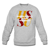 Harris-Stowe State University Classic HBCU Rep U Crewneck Sweatshirt - heather gray