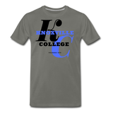 Knoxville College Classic HBCU Rep U T-Shirt - asphalt gray