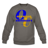 Oakwood University Classic HBCU Rep U Crewneck Sweatshirt - asphalt gray
