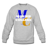 Morris College Classic HBCU Rep U Crewneck Sweatshirt - heather gray