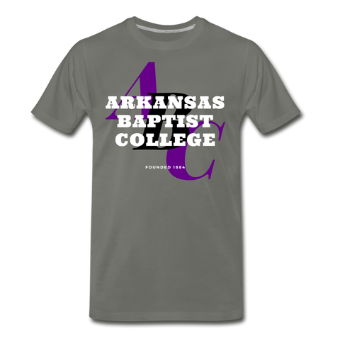 Arkansas Baptist College Classic HBCU Rep U T-Shirt - asphalt gray