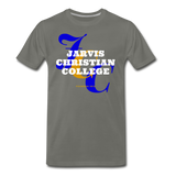 Jarvis Christian College Classic HBCU Rep U T-Shirt - asphalt gray