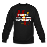Huston-Tillotson University Classic HBCU Rep U Crewneck Sweatshirt - black