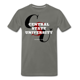Central State University Classic HBCU Rep U T-Shirt - asphalt gray
