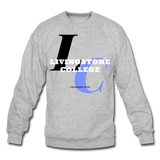 Livingstone College Classic HBCU Rep U Crewneck Sweatshirt - heather gray