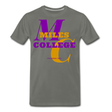 Miles College Classic HBCU Rep U T-Shirt - asphalt gray