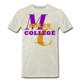 Miles College Classic HBCU Rep U T-Shirt - heather oatmeal