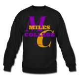 Miles College Classic HBCU Rep U Crewneck Sweatshirt - black