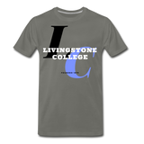 Livingstone College Classic HBCU Rep U T-Shirt - asphalt gray