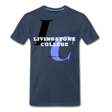 Livingstone College Classic HBCU Rep U T-Shirt - navy