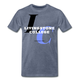 Livingstone College Classic HBCU Rep U T-Shirt - heather blue