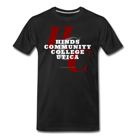 Hinds Community College-Utica Classic HBCU Rep U T-Shirt - black