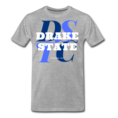 J F Drake State Community and Technical College Classic HBCU Rep U  T-Shirt - heather gray