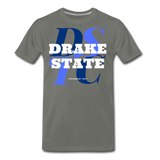 J F Drake State Community and Technical College Classic HBCU Rep U  T-Shirt - asphalt gray