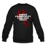Hinds Community College-Utica Classic HBCU Rep U Crewneck Sweatshirt - black