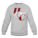 Hinds Community College-Utica Classic HBCU Rep U Crewneck Sweatshirt - heather gray