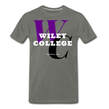 Wiley College Classic HBCU Rep U T-Shirt - asphalt gray
