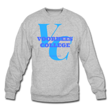 Voorhees College Classic HBCU Rep U Crewneck Sweatshirt - heather gray