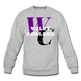 Wiley College Classic HBCU Rep U Crewneck Sweatshirt - heather gray