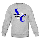 St. Philip's College Classic HBCU Rep U Crewneck Sweatshirt - heather gray