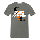 Saint Pauls College Classic HBCU Rep U T-Shirt - asphalt gray