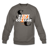 Saint Pauls College Classic HBCU Rep U Crewneck Sweatshirt - asphalt gray