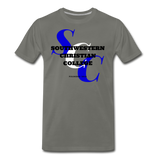 Southwestern Christian College Classic HBCU Rep U T-Shirt - asphalt gray