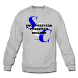 Southwestern Christian College Classic HBCU Rep U Crewneck Sweatshirt - heather gray
