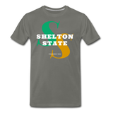 Shelton State Community College Classic HBCU Rep U T-Shirt - asphalt gray