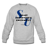 Saint Augustine's University Classic HBCU Rep U Crewneck Sweatshirt - heather gray
