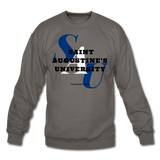 Saint Augustine's University Classic HBCU Rep U Crewneck Sweatshirt - asphalt gray