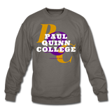 Paul Quinn College Classic HBCU Rep U Crewneck Sweatshirt - asphalt gray