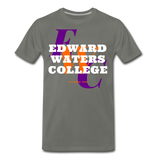 Edward Waters College (EWC) Classic HBCU Rep U T-Shirt - asphalt gray