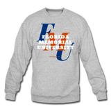 Florida Memorial University Classic HBCU Rep U Crewneck Sweatshirt - heather gray