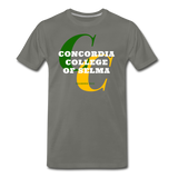Concordia College of Selma Classic HBCU Rep U T-Shirt - asphalt gray