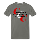 Coahoma Community College Classic HBCU Rep U T-Shirt - asphalt gray